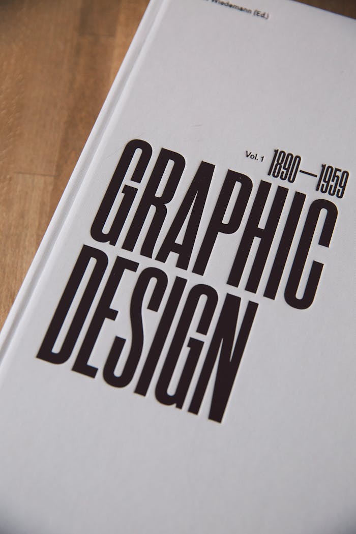 gallery-3 Close-up of a graphic design book cover highlighting years 1890-1959.